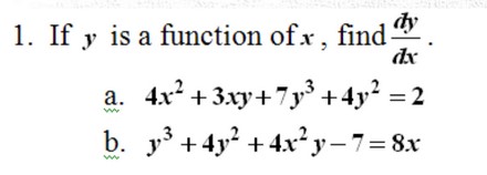 Good day please help me with this Calculus topic: HIGHER ORDER