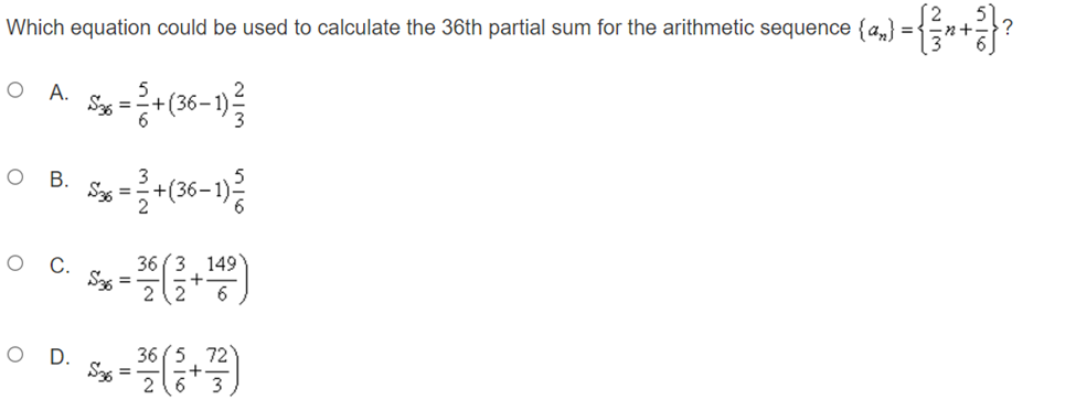 6, 12, 20, 30 O D. 2, 6, 18, 54, 162.arithmetic, geometric,
