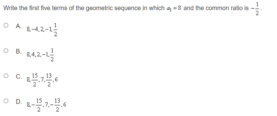 = or] +1.2 0 B. [21:26; an=aH +1.4 0 C. 01:26; an=l.4n+1.2