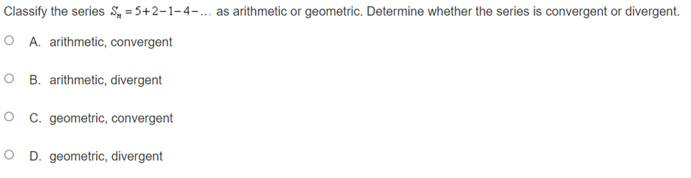 of Americans who smoke n years after 2014. O A. a, =-16.7x-5.6
