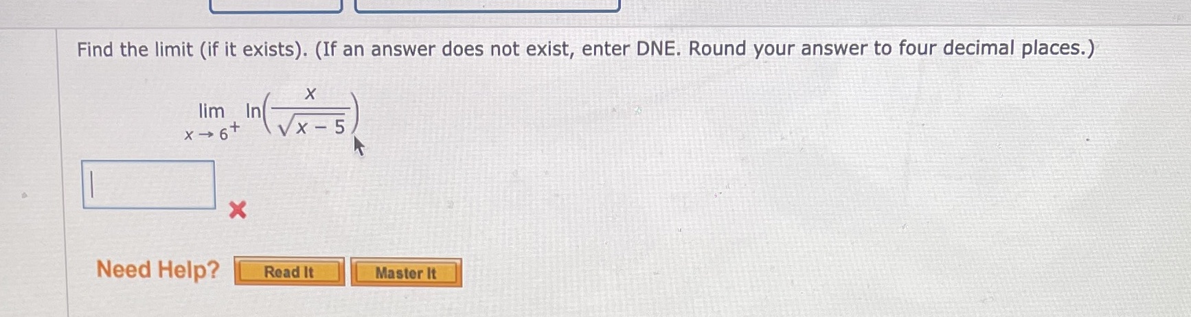 Find the limit (if it exists). (If an answer does not