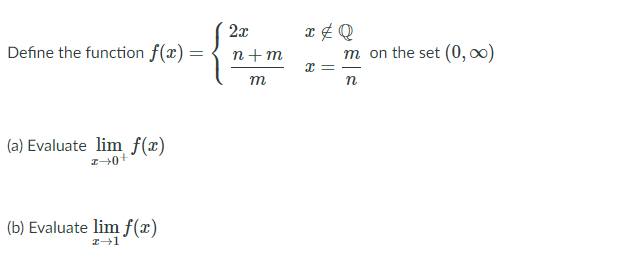 2x Define the function f(@) = n + m m on