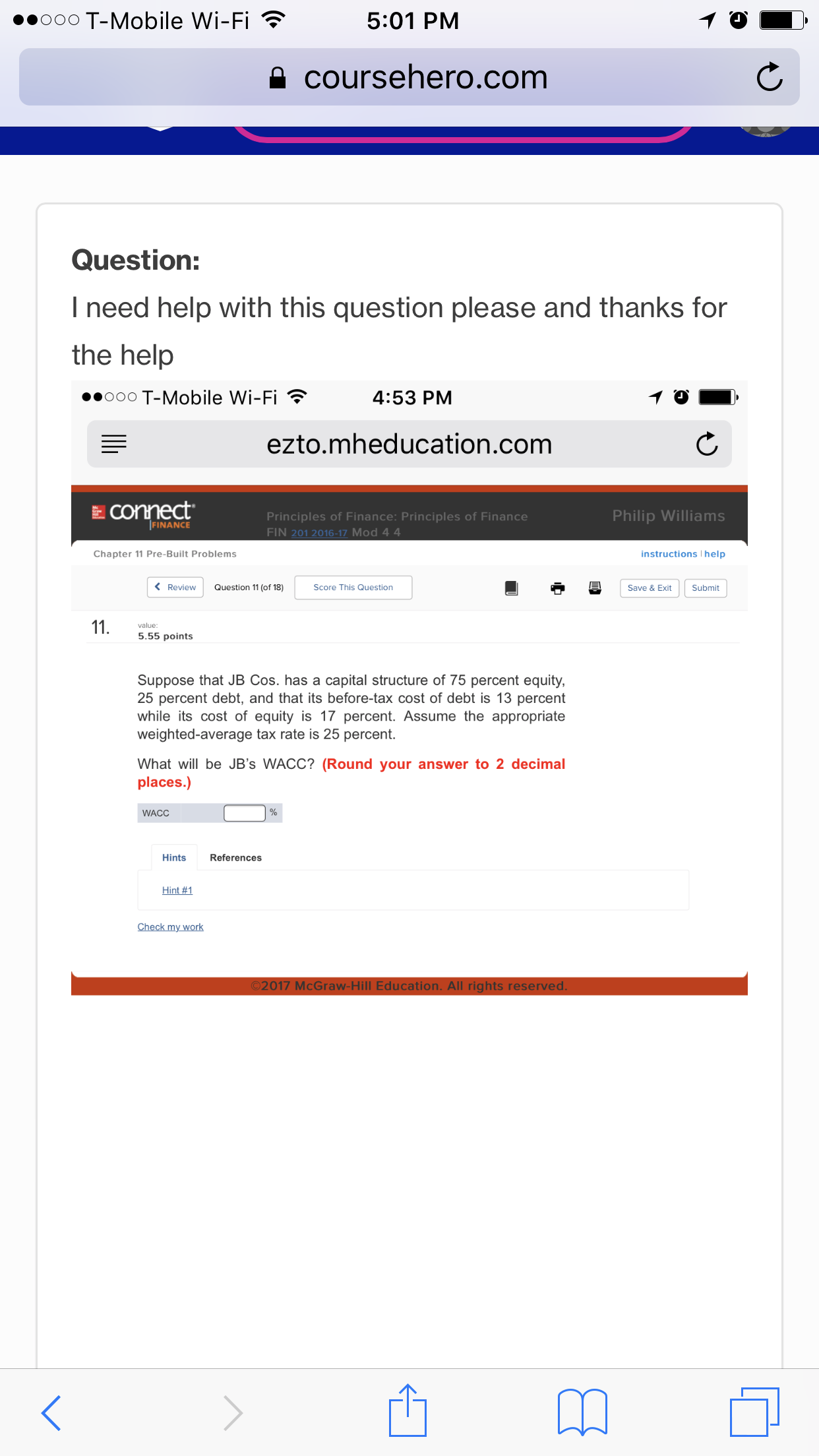 this question please and thanks for the help "000 T-Mobile Wi-Fi 4:53