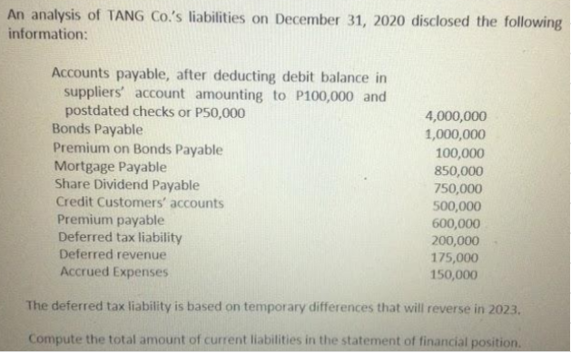 Of XYZ Corp. The following data are available for XYZ Corp. Cu