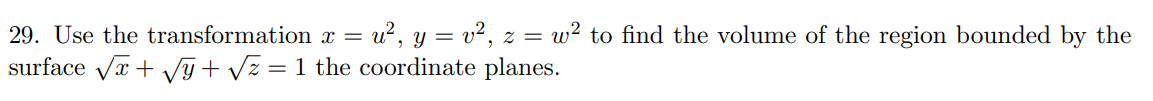 = 102 to nd the volume of the region bounded by the