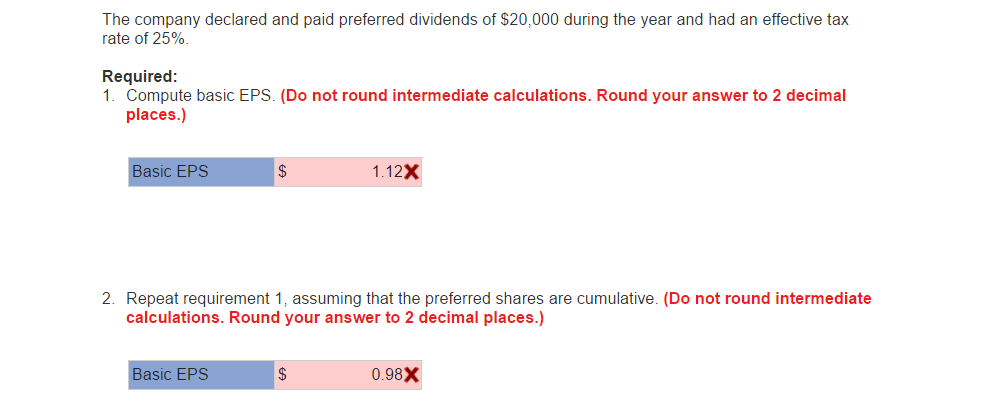 basic EPS. [Do not round intennediate calculations. Round your answer to 2