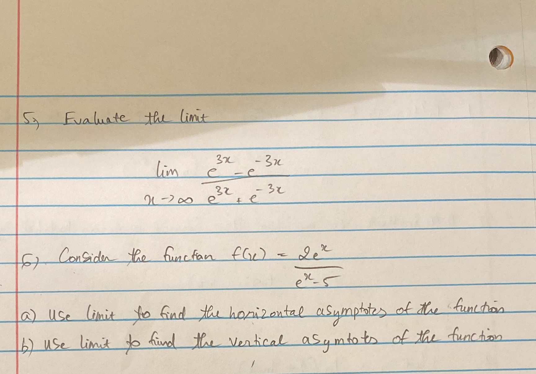 5,6 I need help pleaseThank you Sy Evaluate the limit lim