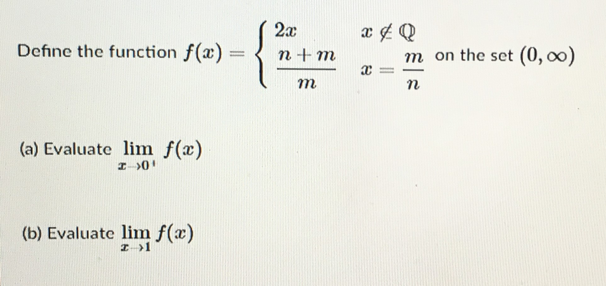 explanations. You are much appreciated so thanks! 2ac Define the function f(@)