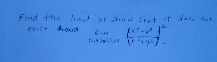 or show that It does not exist duct ( x 2 -