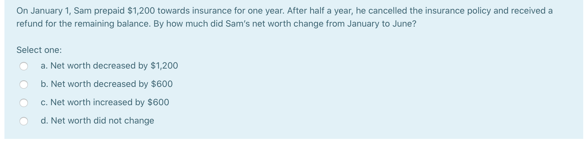 of a manufacturing business includes: Select one: O a. Sales Revenue, Cost