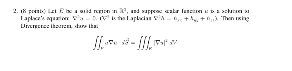  Please help with this question: 2. (8 points) Let E be
