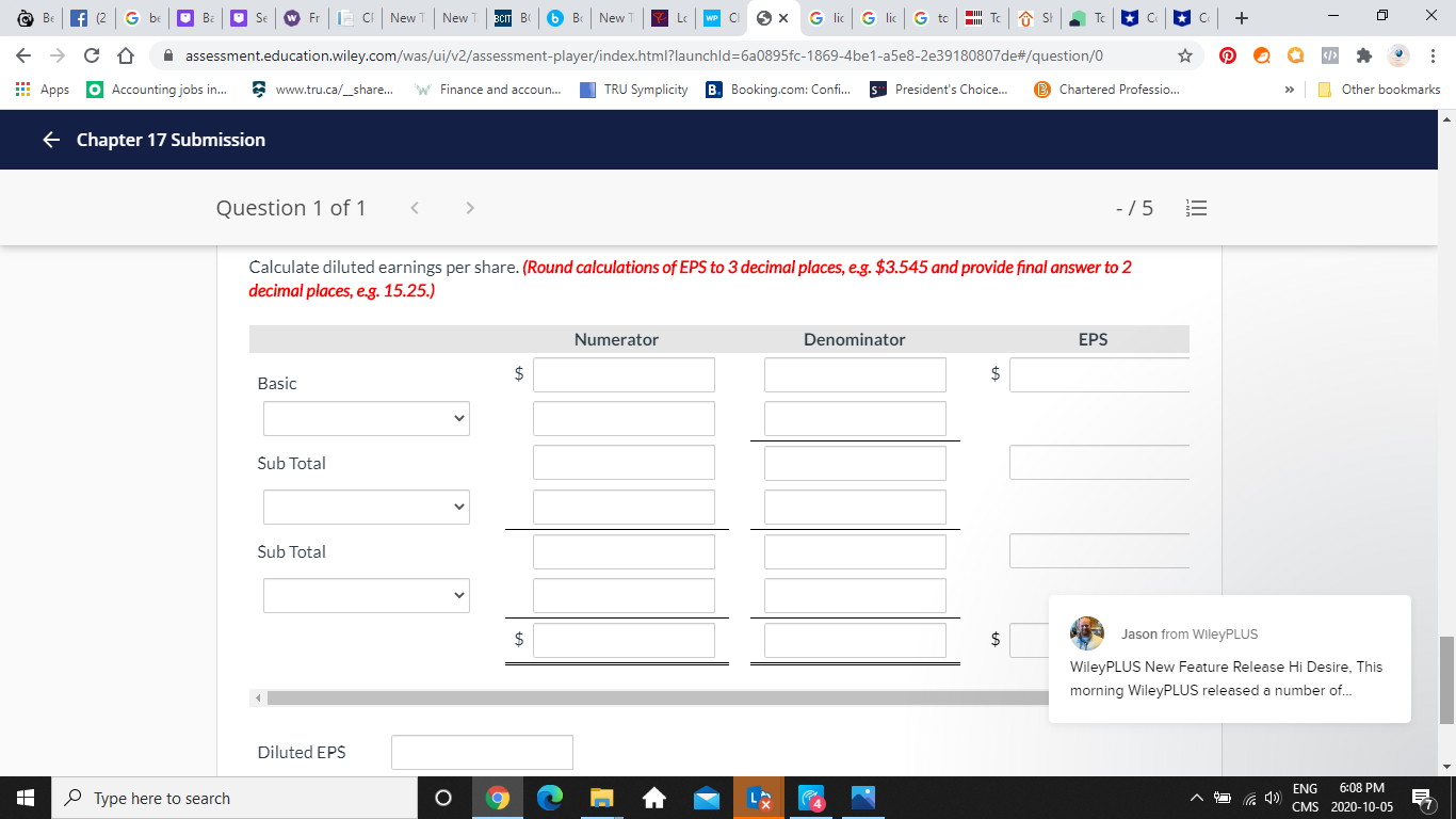requirement to record the debt and equity porti WileyPLUS New Feature Release