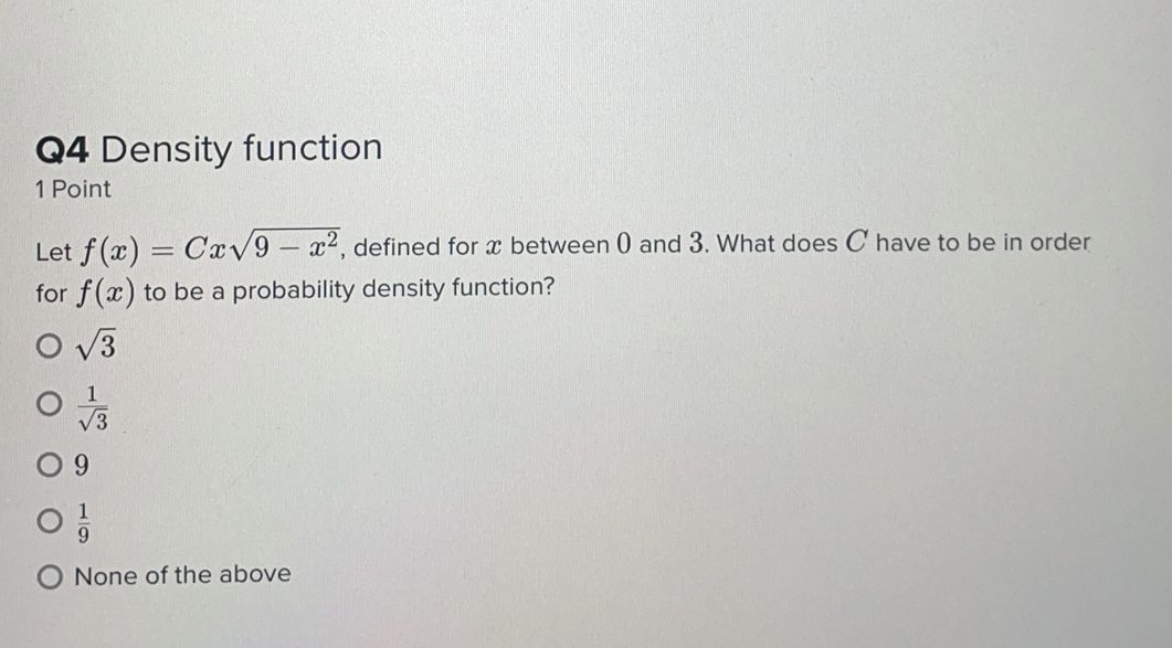 Cav9 - x2, defined for a between 0 and 3. What does