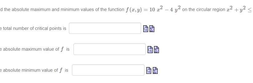  Plz solve this problem 2 2 d the absolute maximum and