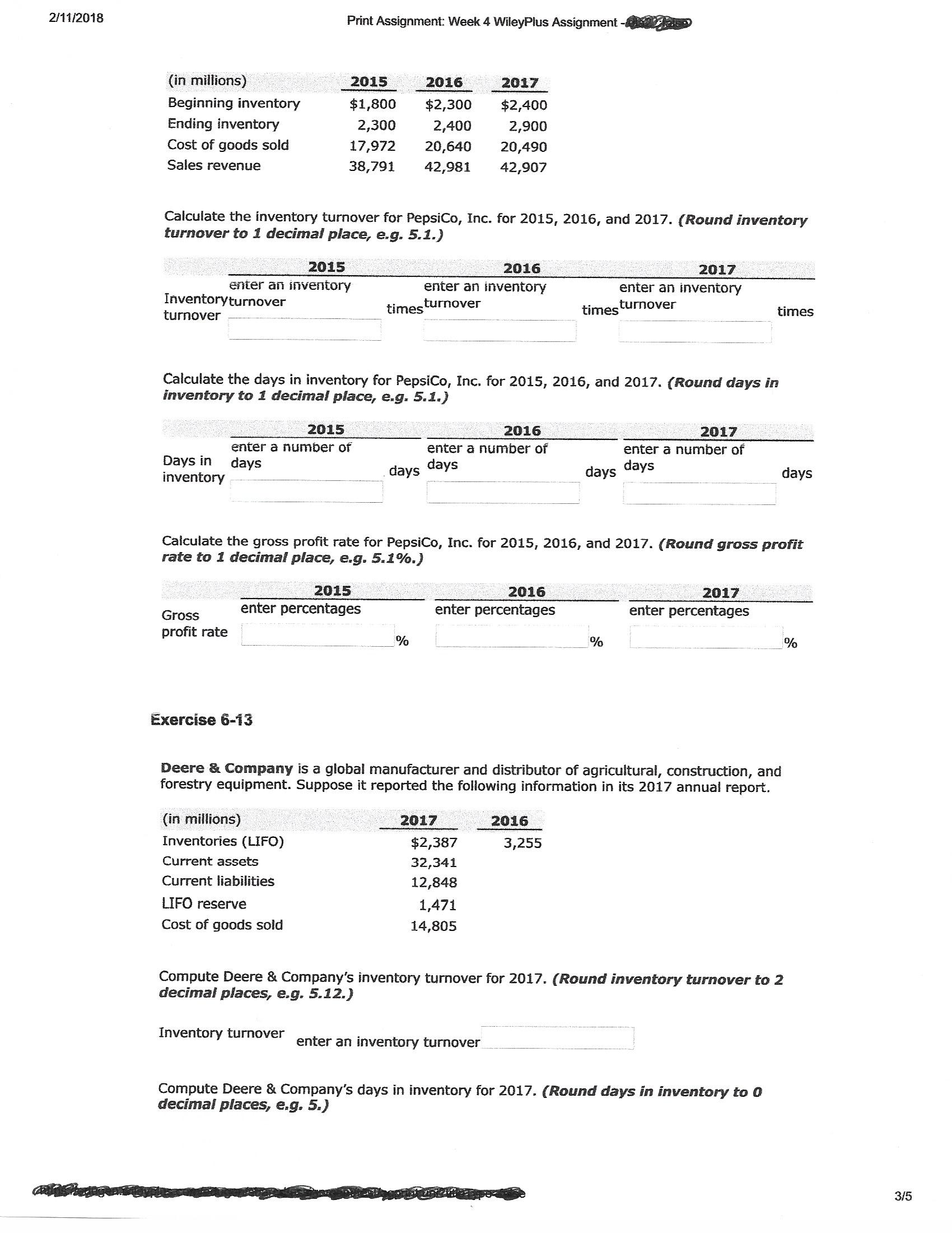 system using the FIFO method, the LIFO method, and the averagecost method.