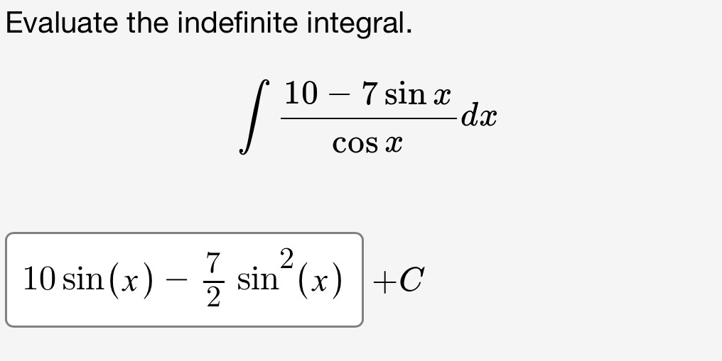 I need help with the question below. The answer you see