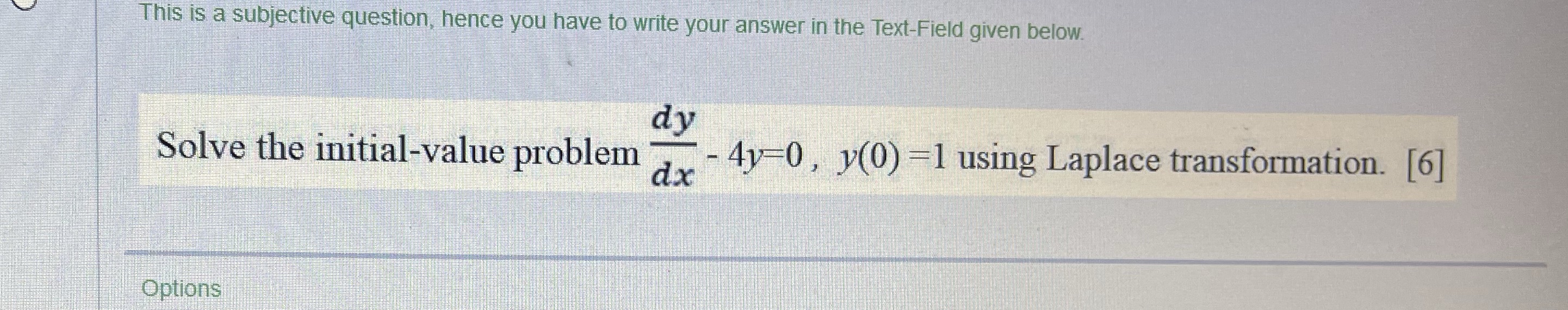 Solve the below problem This is a subjective question, hence you