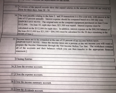  I need help doing adjusting and closing entries for my general