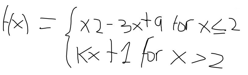  Answer: 1. \fx2+ 2 for I