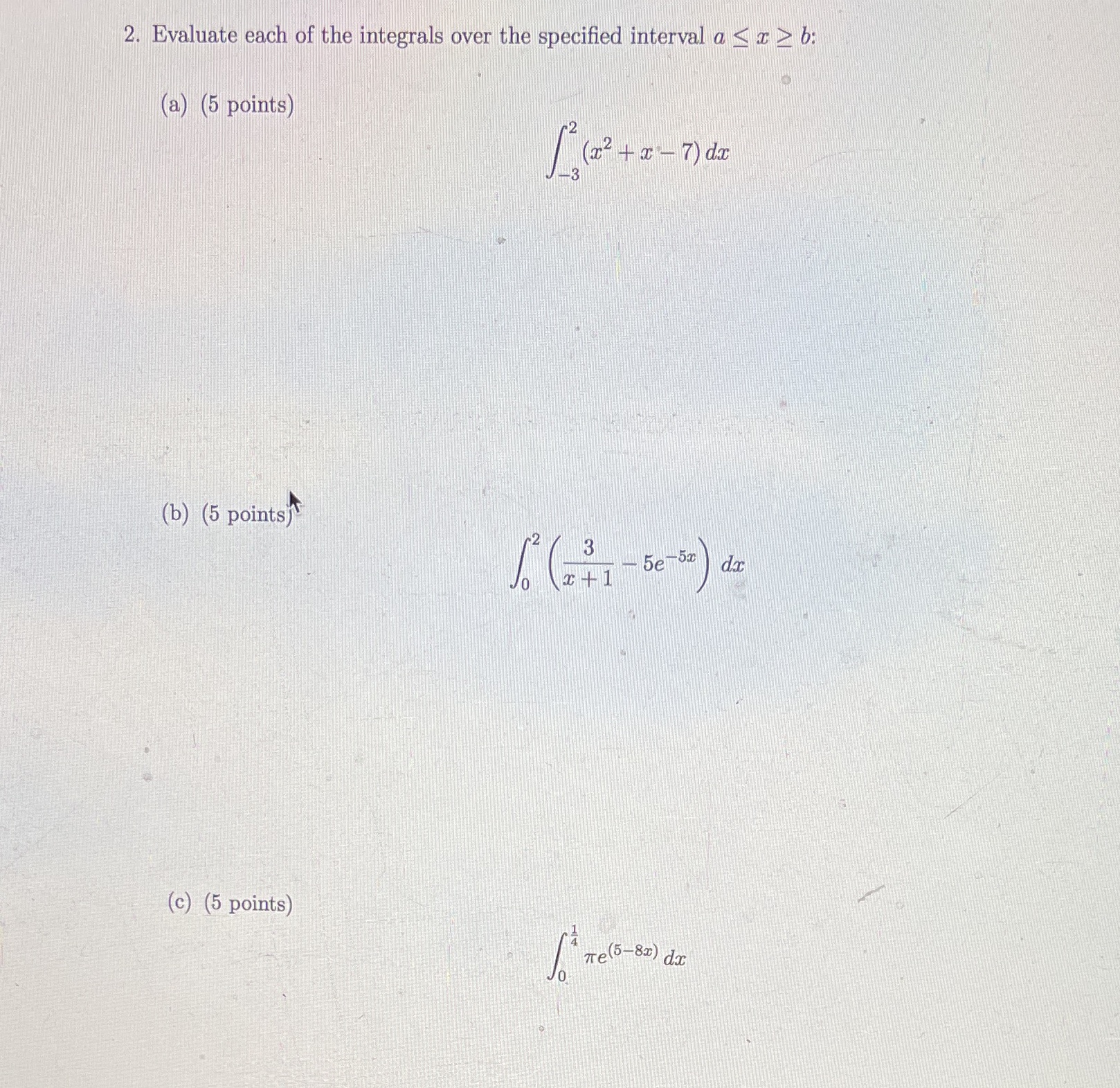 6: (a) (5 points) (b) (5 points) (c) (5 points) Te (5-80)