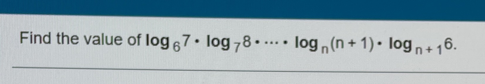 1) log n +16.