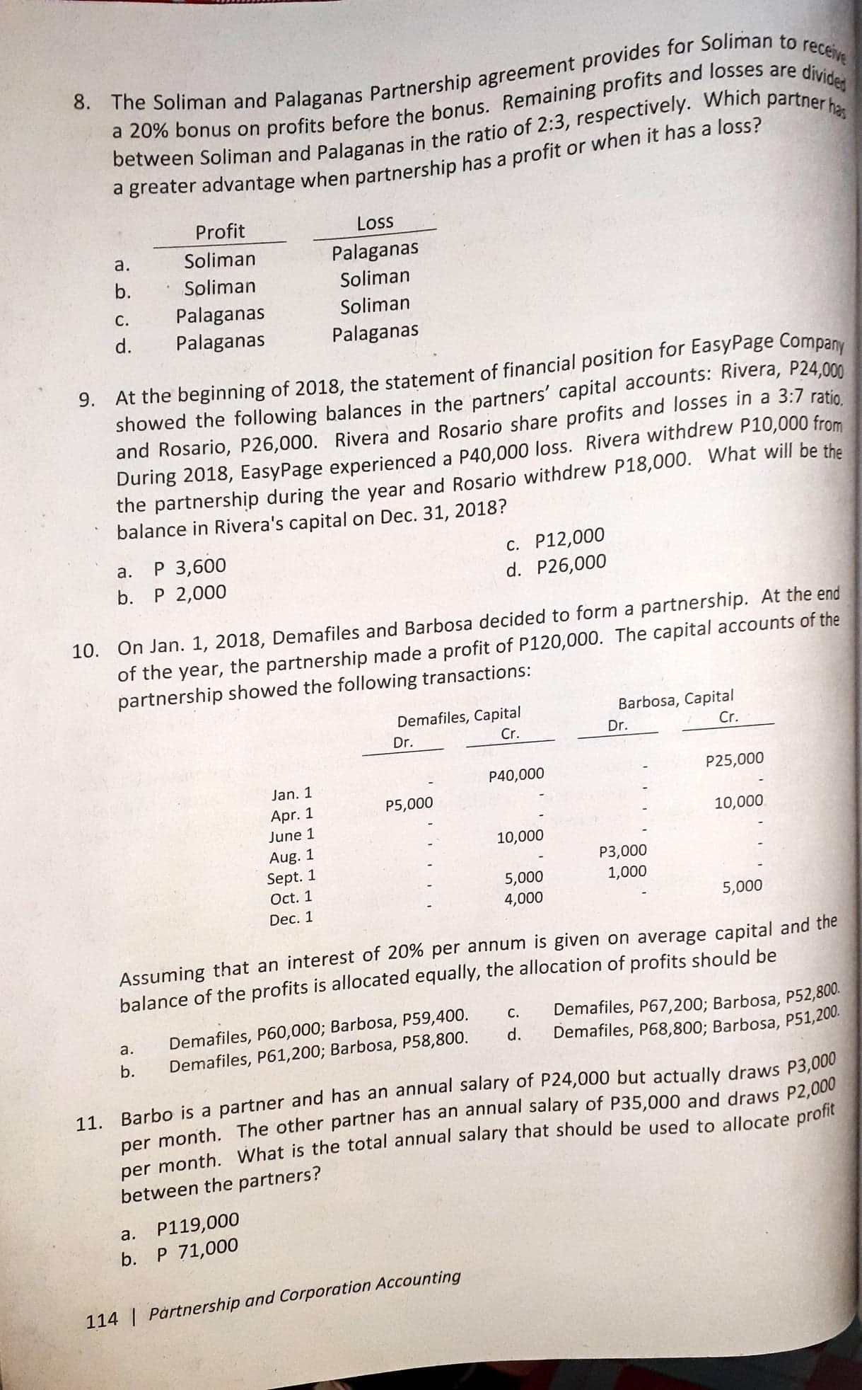 Aristorenas and Soriano will receive salaries of P40,000 each. Partner Filamor will