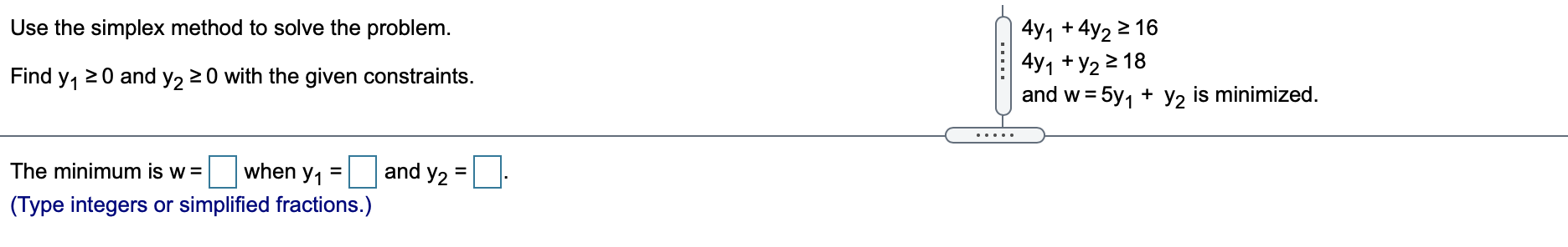 2 16 Find y1 2 0 and y2 2 0 with the