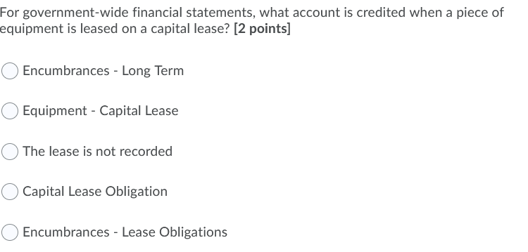 please show all work and highlight final answer For government-wide financial