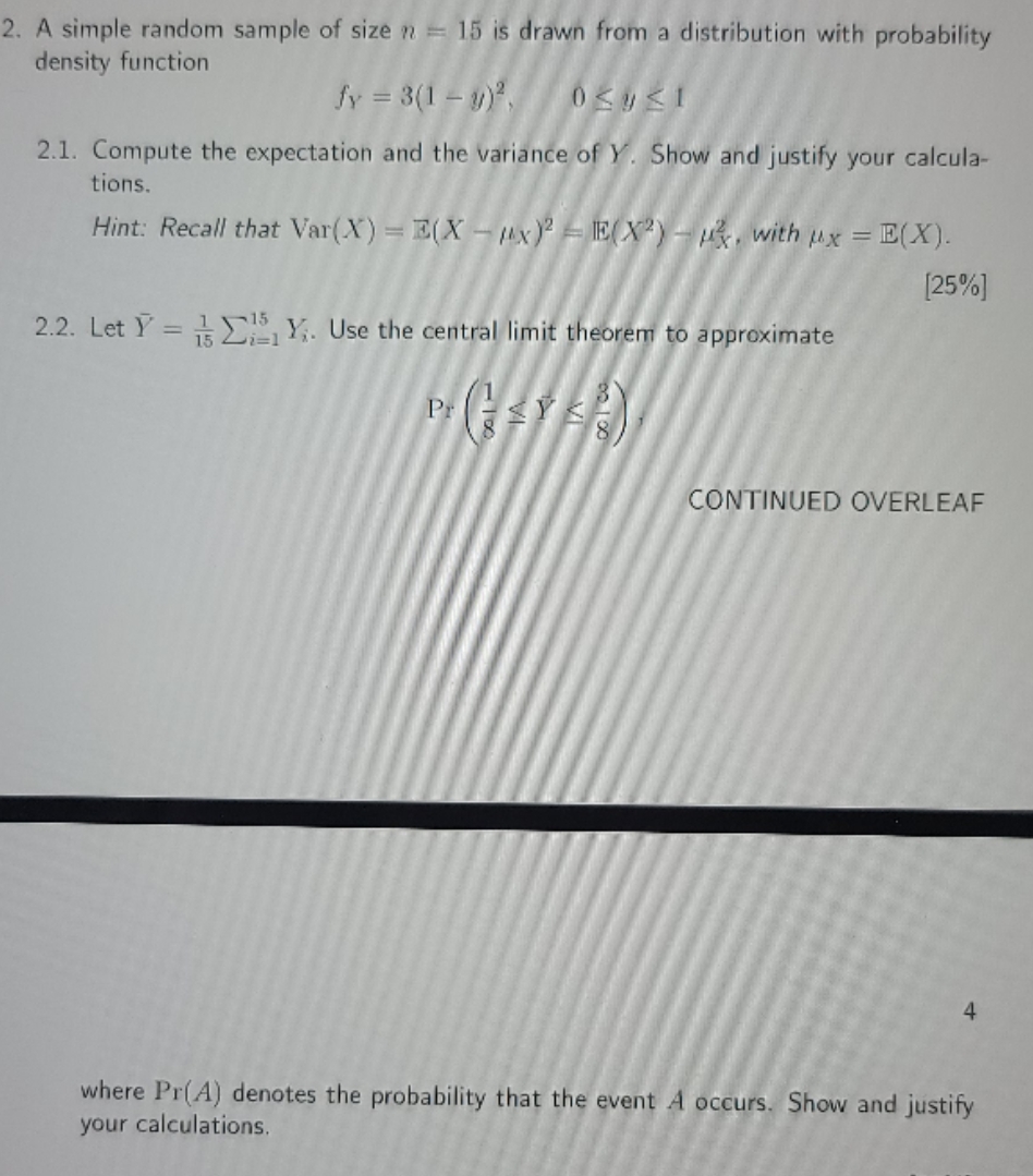 Please help me to answer question 2.1 and 2.2 please 2.