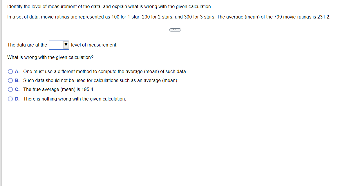 mode, and (d) midrange for the given sample data. An experiment was
