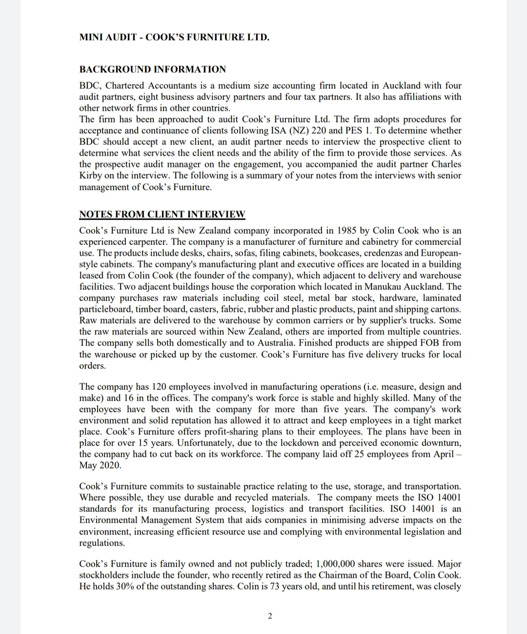 to health reasons, Carl is willing to sell his shareholding to the