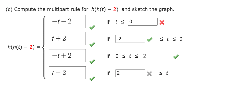  For this problem,f(t) =t2,g(t) =t2andh(t) = |t|. (c) Compute the multipart