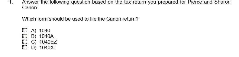 prepared for Pierce and Sharon Canon. Which form should be used to