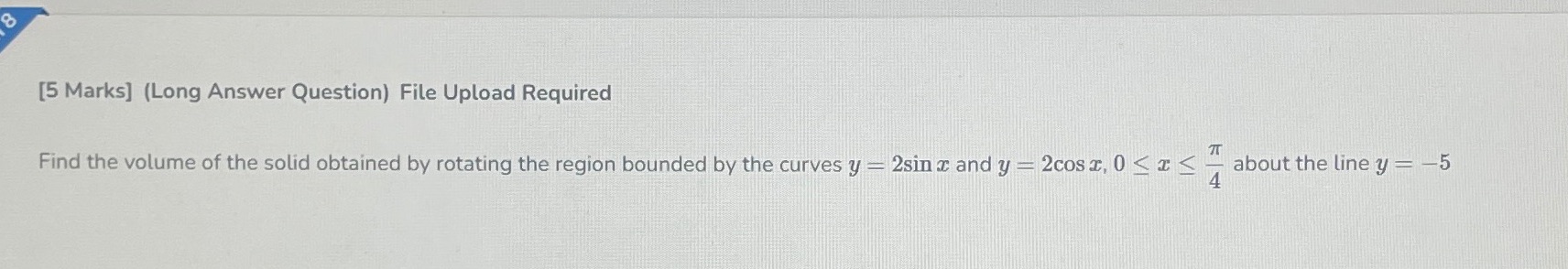 of the solid obtained by rotating the region bounded by the curves