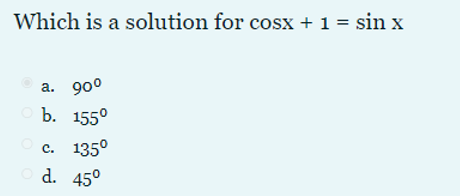  i have the answer i need soln Which is a solution