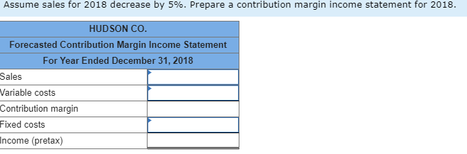Variable costs (9, aaa units at $210 each) Contribution margin Fixed costs