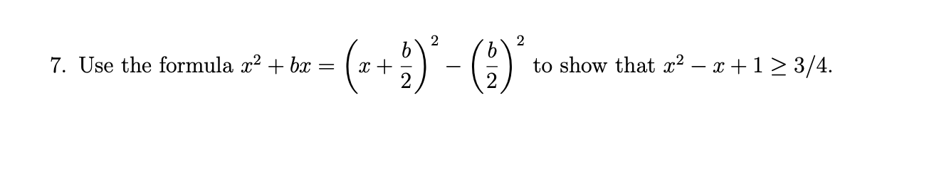 7. Use the formula rx2 -k bx to show that cc2 -k