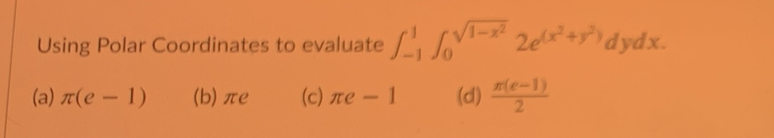 (a) m(e - 1) (b) ne (c) me - 1 (d) me-1)