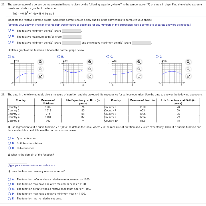 PearsonThese are practice questions 11. Find a) any critical values and b)