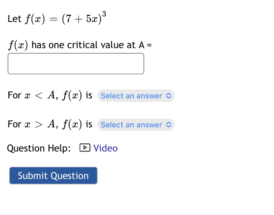  I need help answering this question... Let f(ac) = (7 +