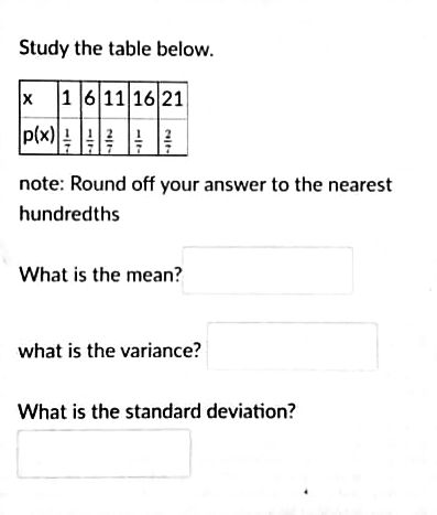1- note: Round off your answer to the nearest hundredths What is