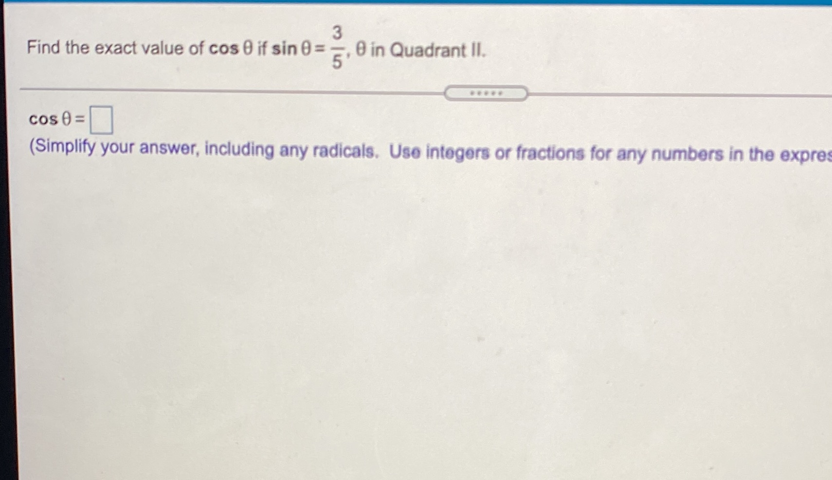  I need help on this question Find the exact value of