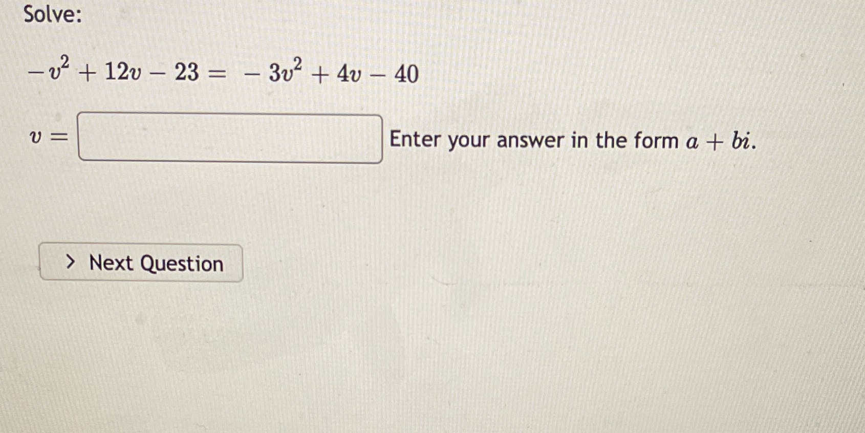 40 - 40 U = Enter your answer in the form a