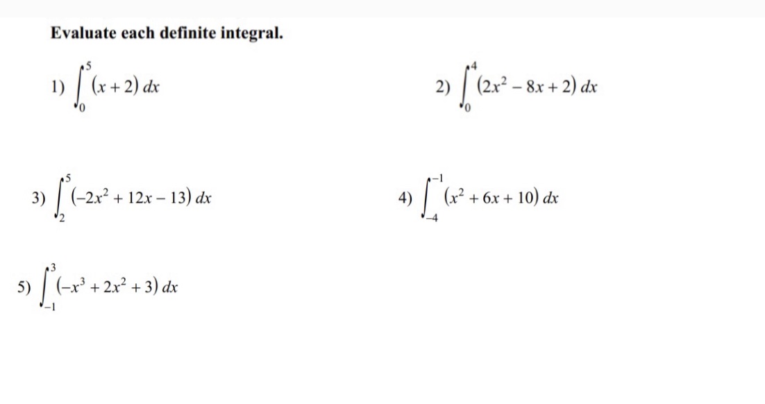 13) dx + 2x2 + 3) (2x2 8x + 2) dx (x