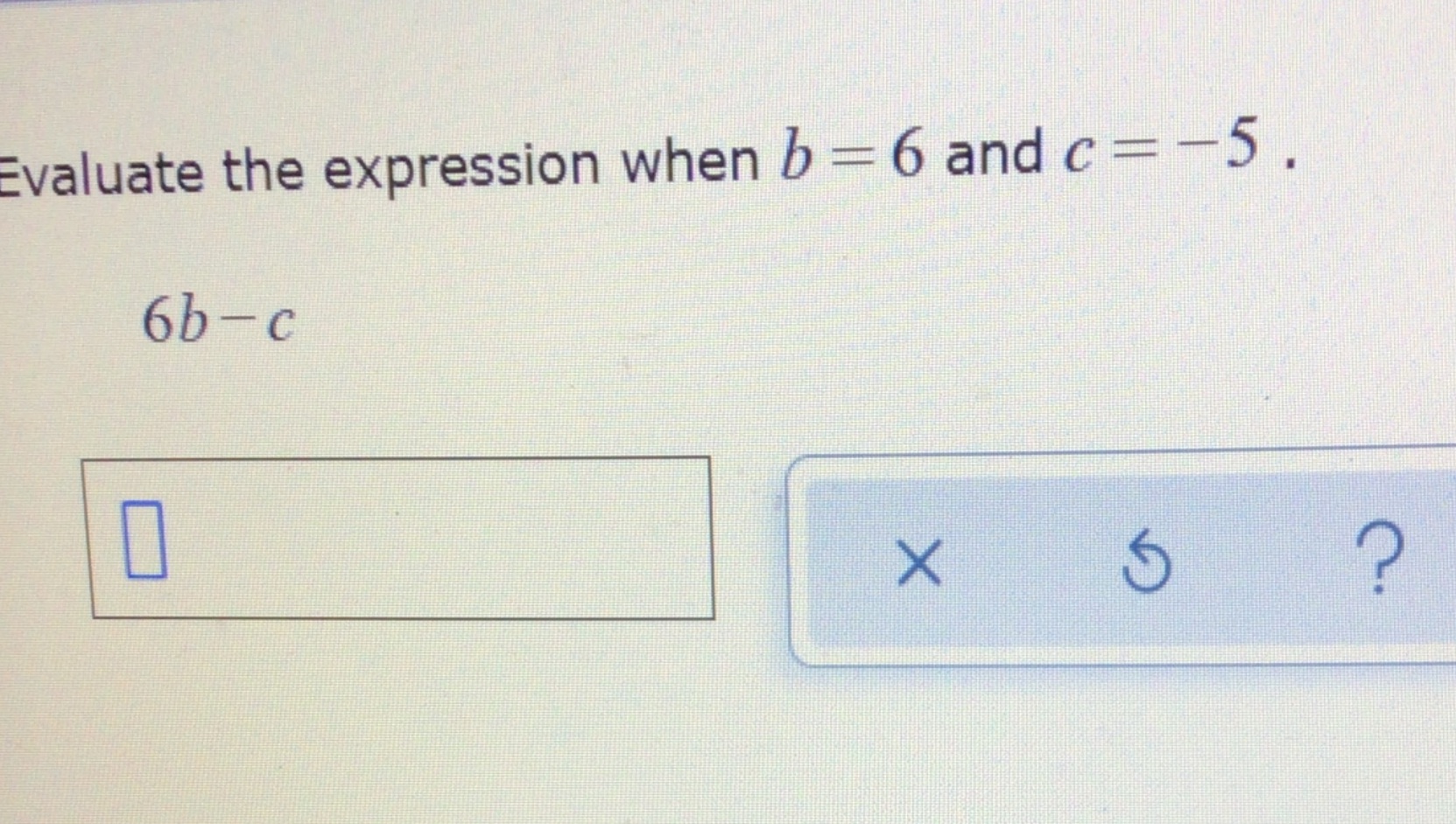 c = -5 . 6b - c X