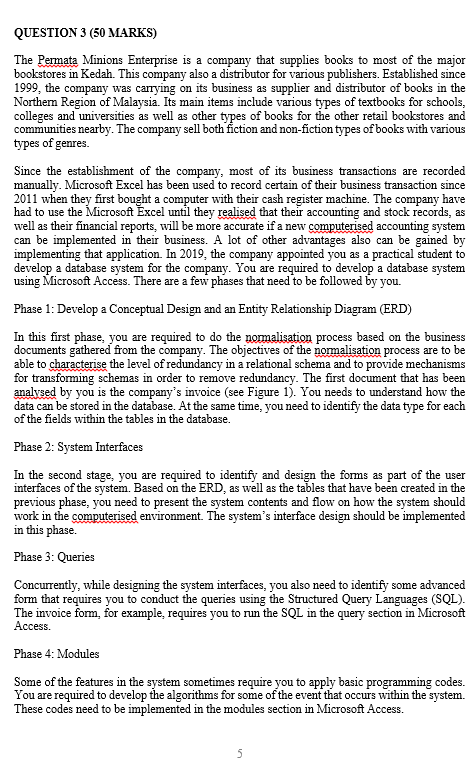 to manage customer information data in the company, the general manager is