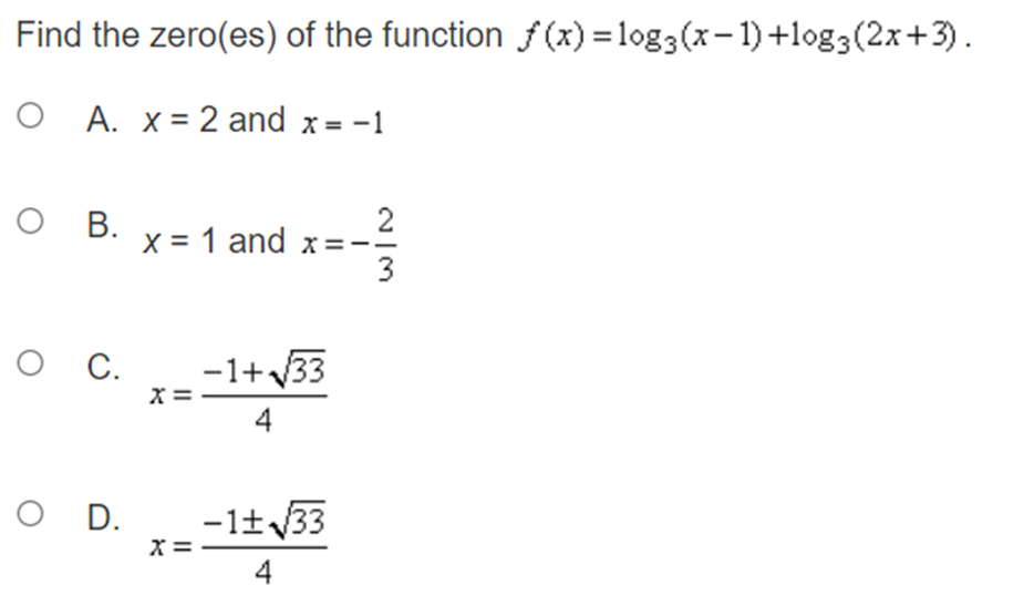 X= log 4-31og 5Use the graph to answer the question. Identify the