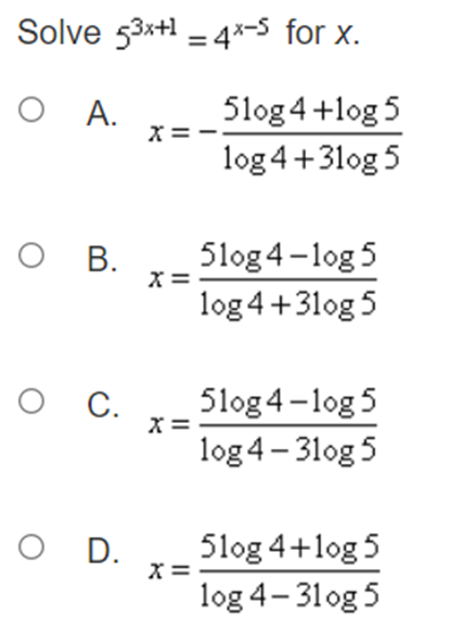 following logarithmic expressions are equivalent to In vab + In ? Select
