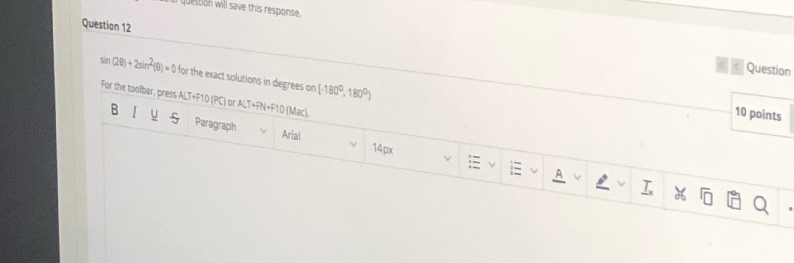 (28) + 2sin2(8) = 0 for the exact solutions in degrees on