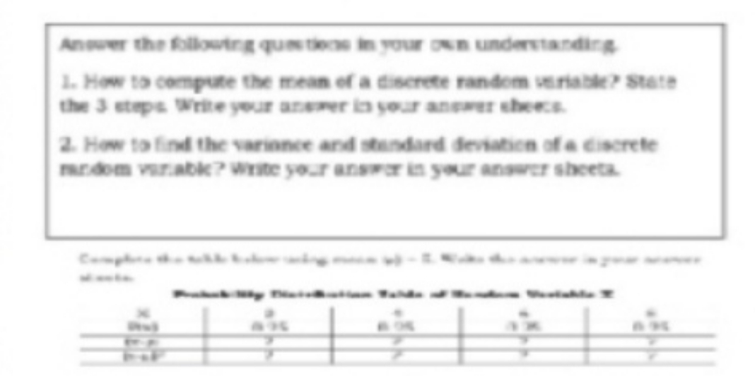 Please answer this Answer the Blowing questions in your own unders